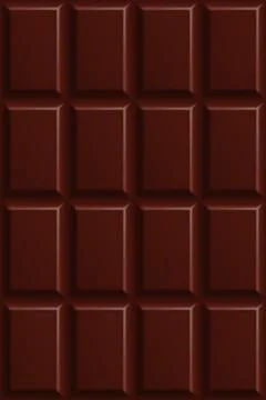 Dark bitter chocolate seamless pattern Stock Illustration