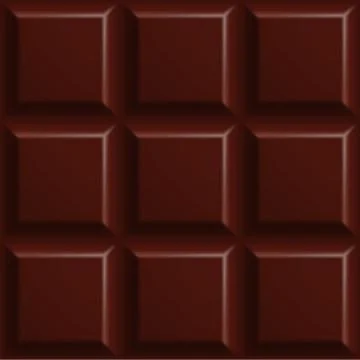 Dark bitter chocolate seamless pattern Stock Illustration