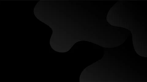 Dark black abstract camouflage pattern background with organic fluid shapes. イラスト素材