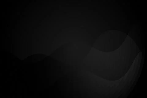 Dark Black Abstract Flowing Wave Background Stock-Illustration