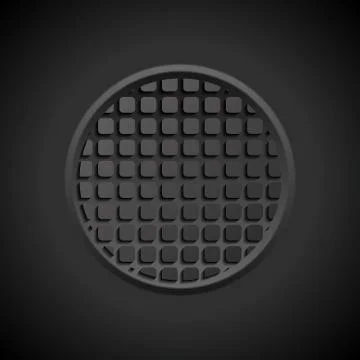 Dark black abstract tech background Stock Illustration