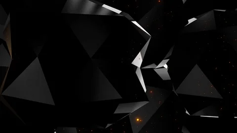 Dark black background diamonds edges seamless loop Stock Footage 107520809