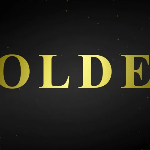 Dark Black Background with Floating Golden Glitter Particles - Abstract Mot.. Stock Footage 346284161