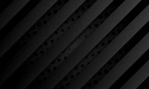 Dark black background pattern Diagonal lines modern and elegant halftone styl Stock Illustration
