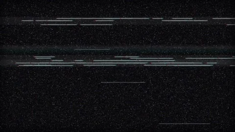 Dark black crt scanline texture video features digital noise and horizontal.. Stock-Footage 346759454