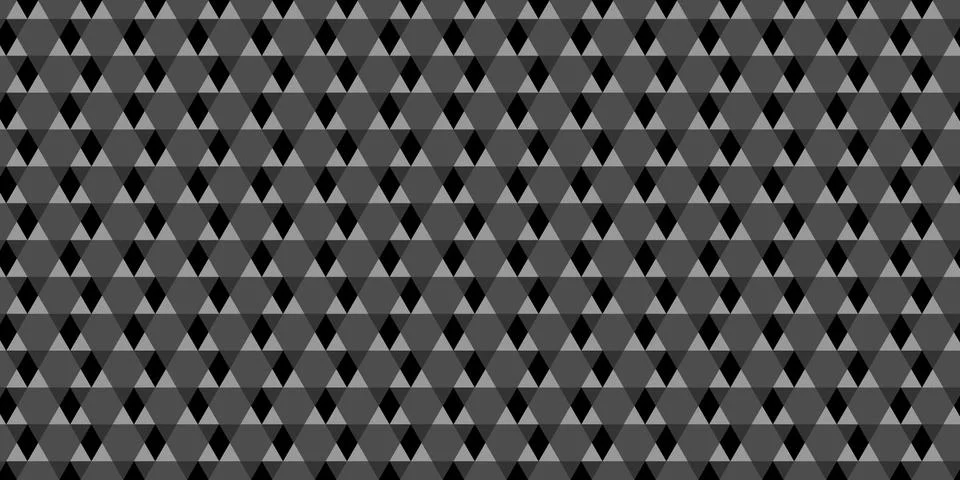 Dark black Geometric grid background. Modern dark abstract vector texture. Stock Illustration