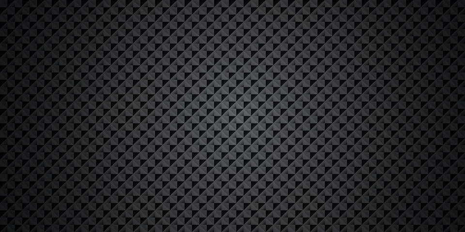 Dark black Geometric grid background. Modern dark abstract vector texture. Stock Illustration