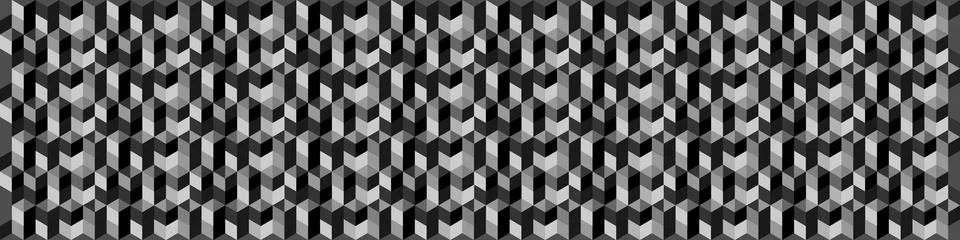 Dark black geometric grid background. Modern dark abstract vector texture. Illustrazione stock