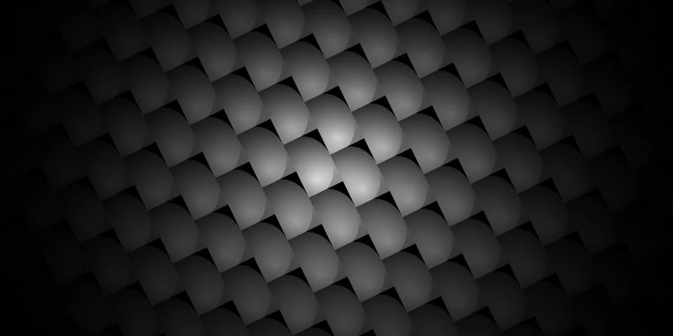 Dark black geometric grid background. Dark grey brick wall pattern cover  스톡 일러스트