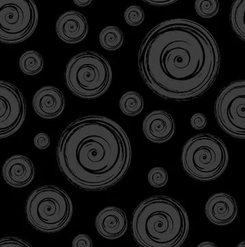Dark black grunge seamless pattern Stock Illustration
