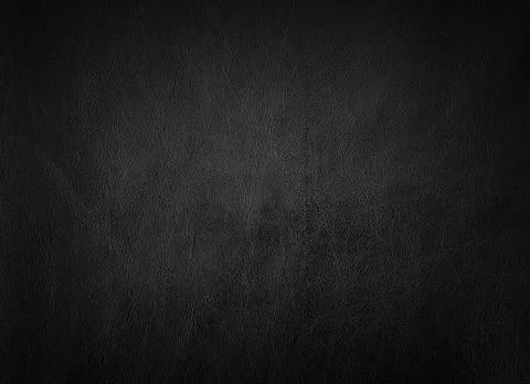 Dark black leather texture background Stock Photos
