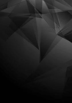 Dark black low poly vector tech design Dark black low poly tech design. Ve... 스톡 사진