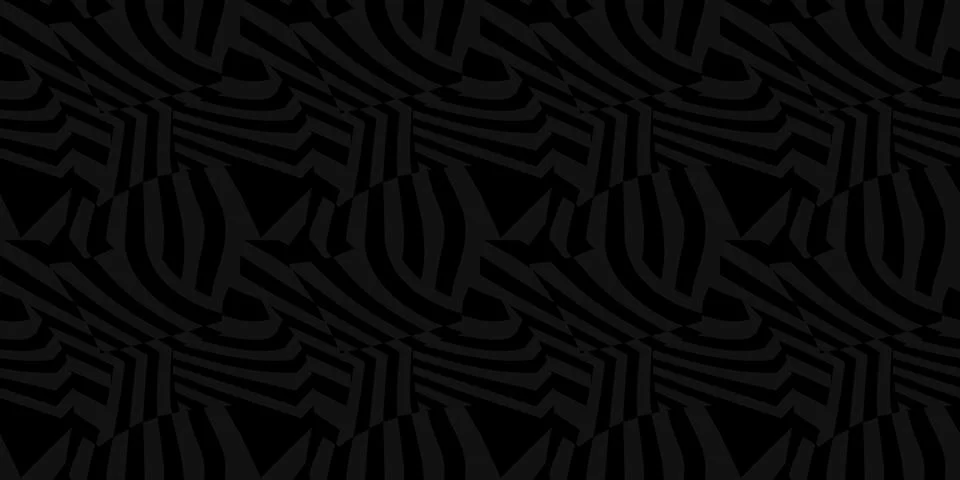 Dark Black Seamless Abstract Pattern Vector Illustration Stock Illustration