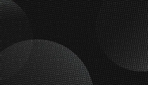Dark black texture background with abstract circles and geometric patterns for Stock Illustration