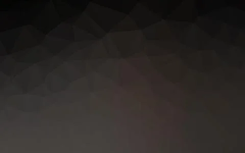 Dark Black vector abstract mosaic pattern. Stock Illustration