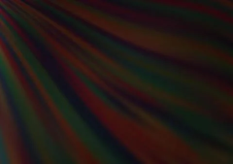 Dark Black vector backdrop with bent lines. Stockillustratie