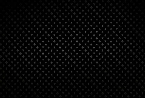 Dark black vector background with cards signs. Stock Illustration