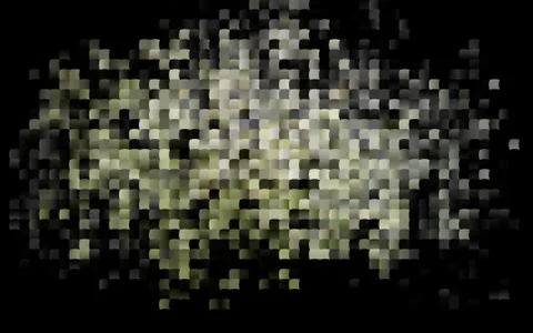 Dark Black vector background with rectangles. Illustrazione stock