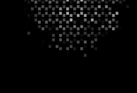 Dark Black vector background with rectangles. Illustrazione stock