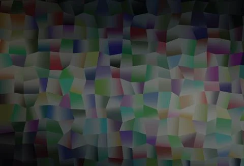 Dark Black vector background with rectangles. Illustrazione stock