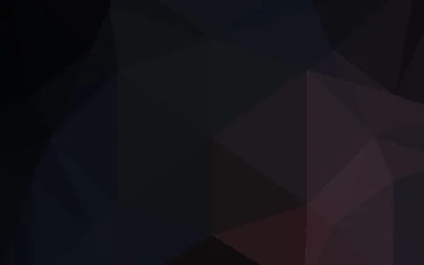 Dark Black vector blurry hexagon pattern. Stock Illustration