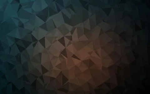 Dark Black vector blurry triangle pattern. Illustrazione stock