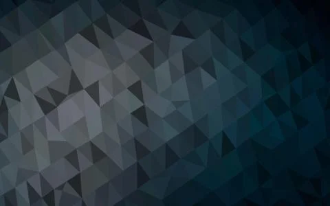 Dark Black vector blurry triangle pattern. 스톡 일러스트