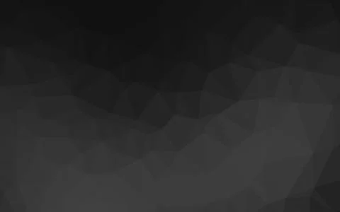 Dark Black vector blurry triangle template. Illustrazione stock