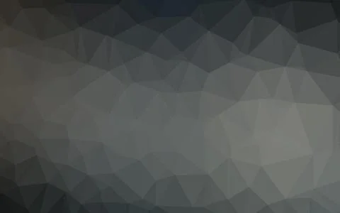 Dark Black vector blurry triangle pattern. Stock Illustration