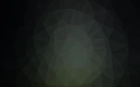 Dark Black vector blurry triangle pattern. Illustrazione stock