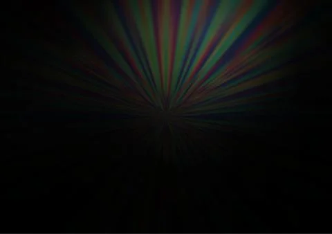 Dark Black vector bokeh pattern. Illustrazione stock