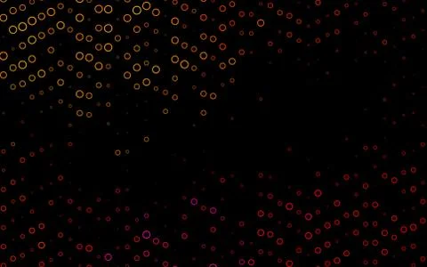 Dark Black vector cover with spots. Illustrazione stock