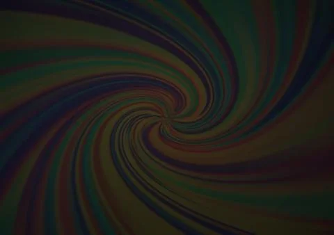 Dark Black vector glossy bokeh pattern. Illustrazione stock