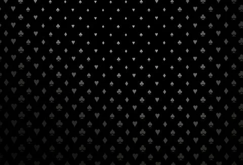 Dark black vector layout with elements of cards. Stock Illustration