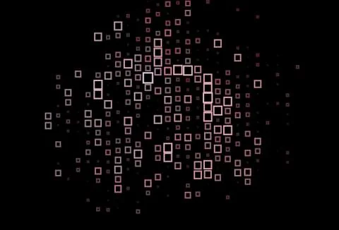 Dark Black vector layout with lines, rectangles. Illustrazione stock