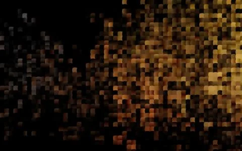Dark Black vector layout with lines, rectangles. Stock Illustration