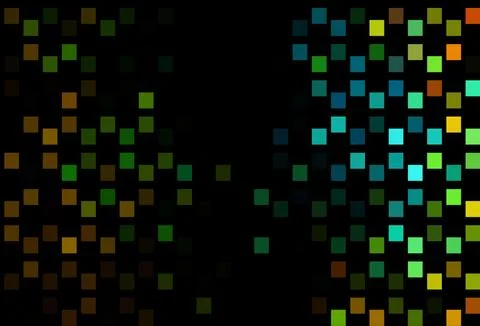 Dark Black vector layout with rectangles, squares. 스톡 일러스트