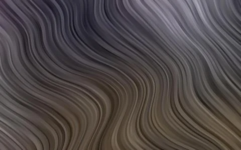 Dark Black vector pattern with bubble shapes. Stock Illustration