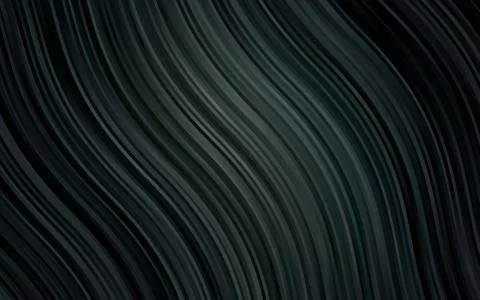 Dark Black vector pattern with liquid shapes. 스톡 일러스트