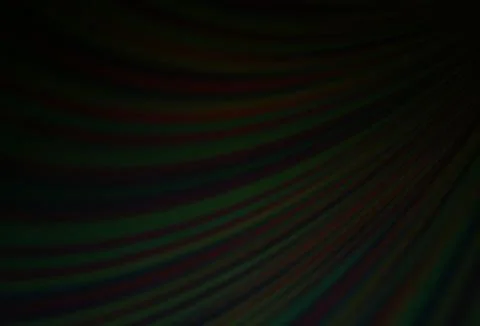Dark Black vector pattern with liquid shapes. Stock Illustration