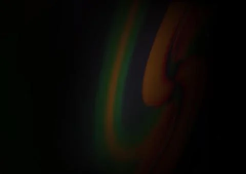 Dark Black vector pattern with liquid shapes. Stockillustratie