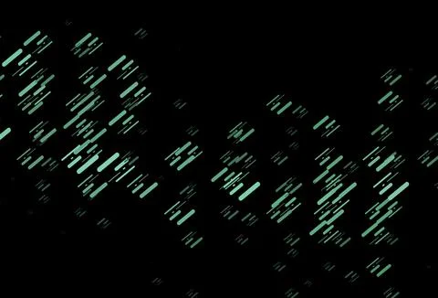 Dark Black vector pattern with narrow lines. Stock Illustration