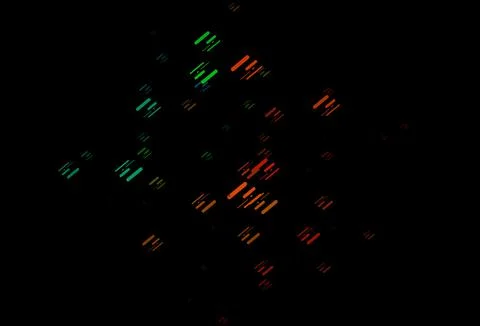 Dark Black vector pattern with narrow lines. Illustrazione stock