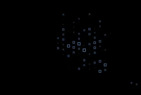 Dark Black vector pattern in square style. Illustrazione stock