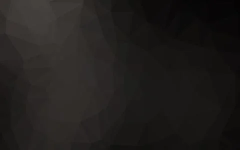 Dark Black vector polygon abstract background. 스톡 일러스트