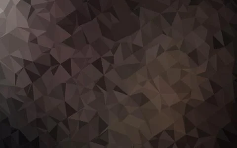 Dark Black vector shining triangular background. Stockillustratie