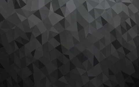 Dark Black vector shining triangular template. 스톡 일러스트