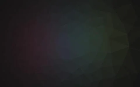 Dark Black vector shining triangular template. Illustrazione stock