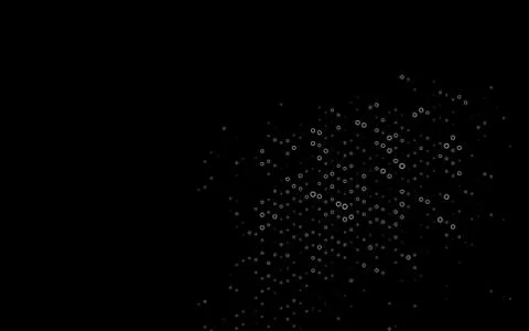 Dark Black vector template with circles. Ilustración de archivo