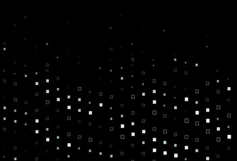 Dark Black vector template with square style. Stock Illustration
